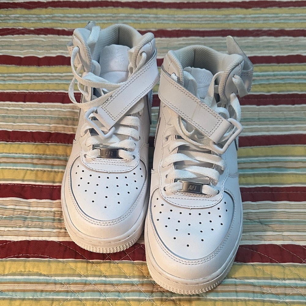 Nike Kids' White High-Top Sneakers
